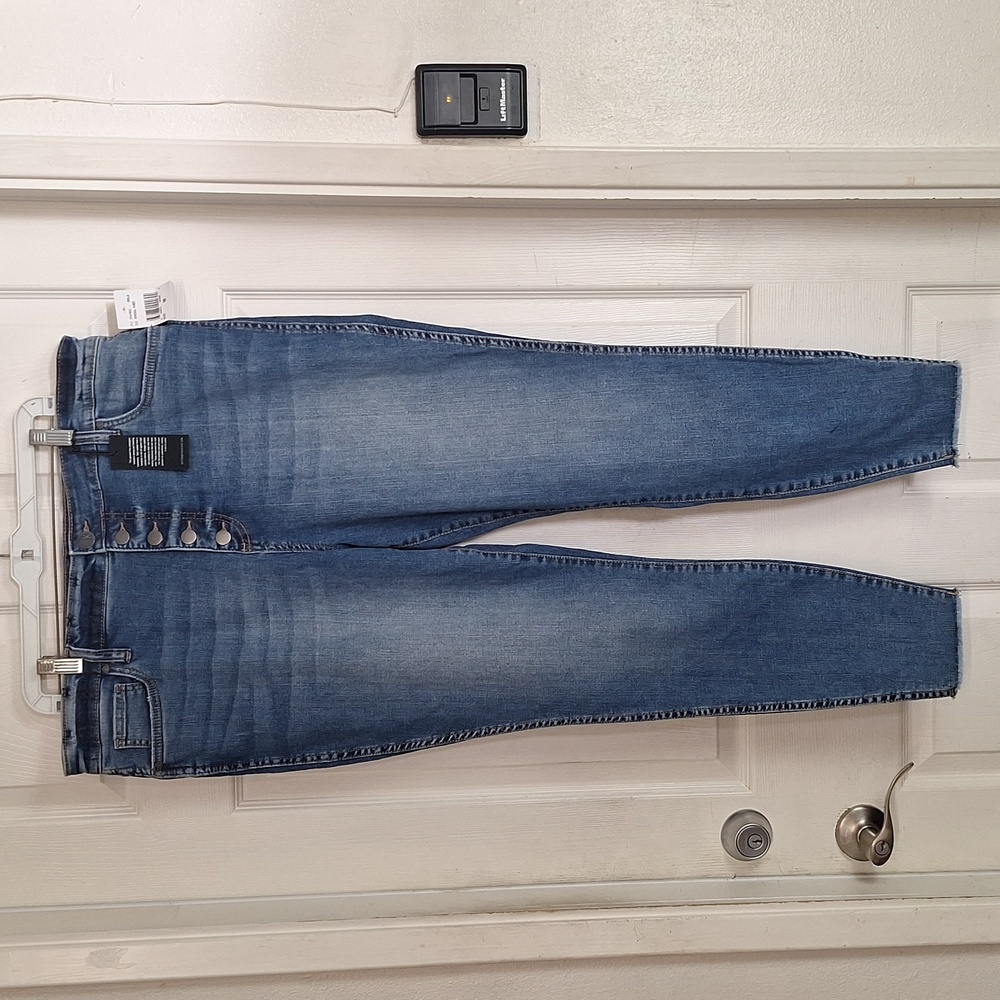 KUT from the KLOTH Jeans Women Connie FAB AB Ankle Skinny Size 18 NWT Raw Hems